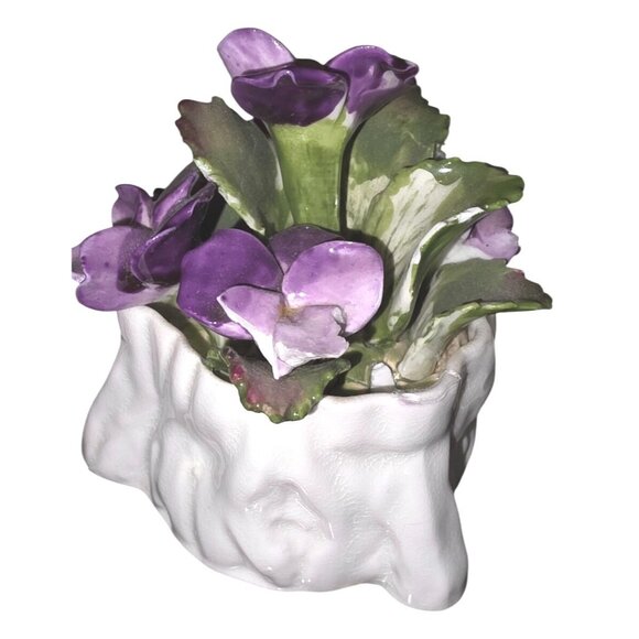 Aynsley Coalport Crown Bone China Floral Figurines Set Of 3 Hand-Painted England - Picture 2 of 16